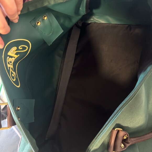 Abercrombie and Kent Weekender Bag Forest Green Canvas Vintage Classic - OS - Picture 8 of 8